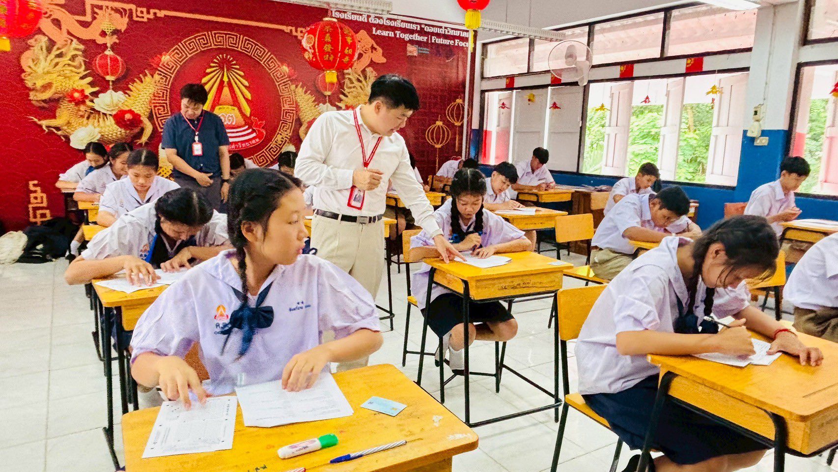 Read more about the article โรงเรียนดอยเต่าวิทยาคม ￼ดำเนินการจัดสอบกลางภาคเรียนที่ 1 ปีการศึกษา 2568